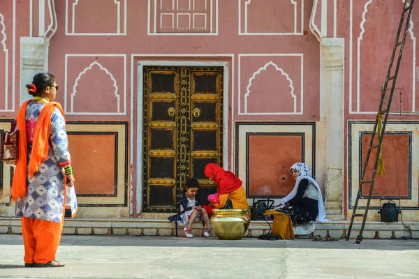 Binnenkant van City Palace in Jaipur, India — Stockfoto