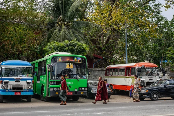 Yangon Caddesi, Myanmar — Stok fotoğraf