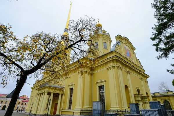 Петропавловский собор и крепость — стоковое фото