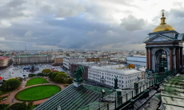 Вид з повітря Санкт-Петербург, Росія — стокове фото