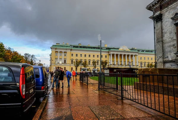 Staré budovy v Petrohradu, Rusko — Stock fotografie