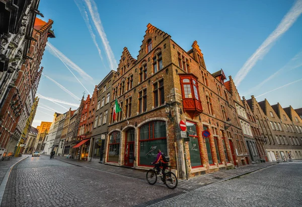 Zabytkowe centrum Brugii, Belgia — Zdjęcie stockowe