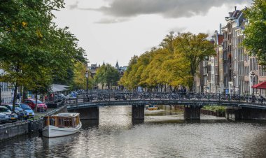 Amsterdam şehir Kanallar