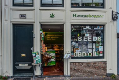 Amsterdam, Hollanda 'nın eski binaları 