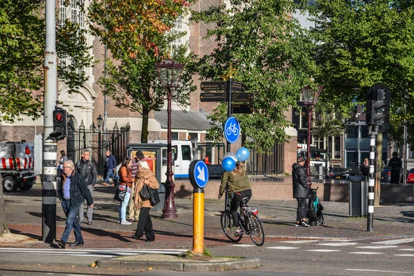 Amsterdam, Hollanda Şehir Manzarası — Stok fotoğraf