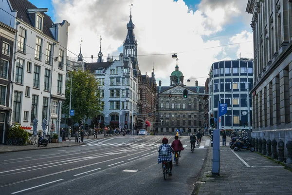 Amsterdam, Hollanda Şehir Manzarası — Stok fotoğraf