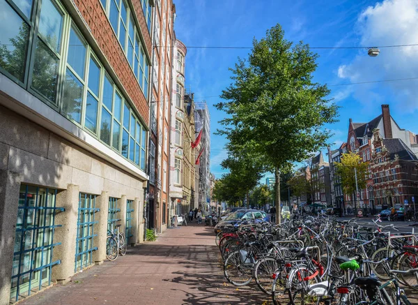 Amsterdam, Hollanda Şehir Manzarası — Stok fotoğraf