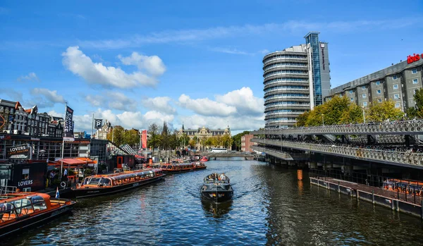 Canali della città di Amsterdam — Foto Stock