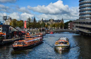 Amsterdam şehir Kanallar