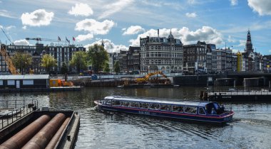 Amsterdam şehir Kanallar