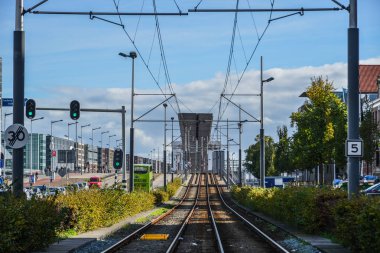 Amsterdam 'da şehir içi tren 