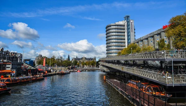 Canali della città di Amsterdam — Foto Stock