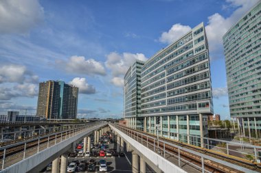 Amsterdam 'da şehir içi tren 