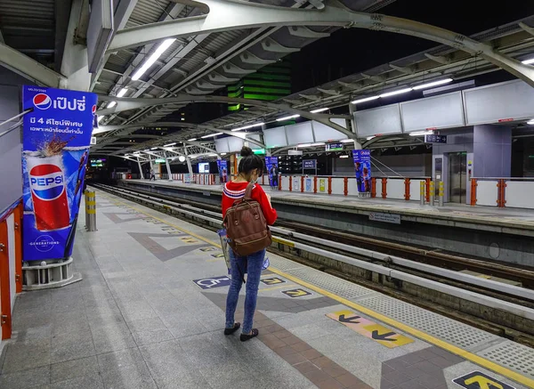 BTS Station i Bangkok, Thailand — Stockfoto