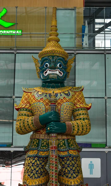 Posąg Boga na lotnisku Bangkok Suvarnabhumi — Zdjęcie stockowe