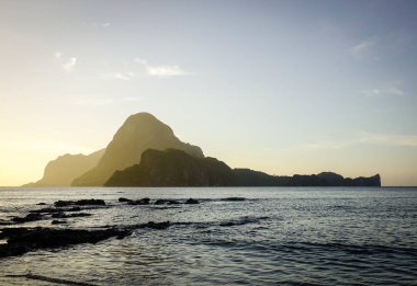 Filipinler, Palawan 'da tropik deniz 