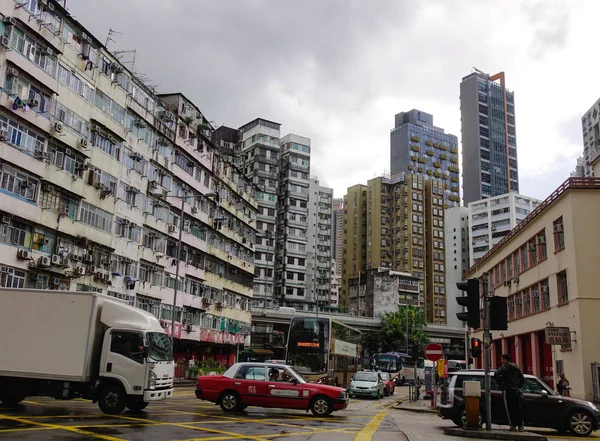 Bâtiments anciens dans hong kong — Photo