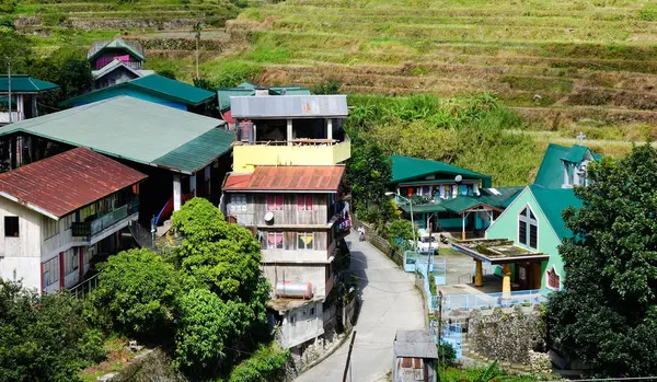 Bergdorf in Banaue, Ifugao, Philippinen — Stockfoto