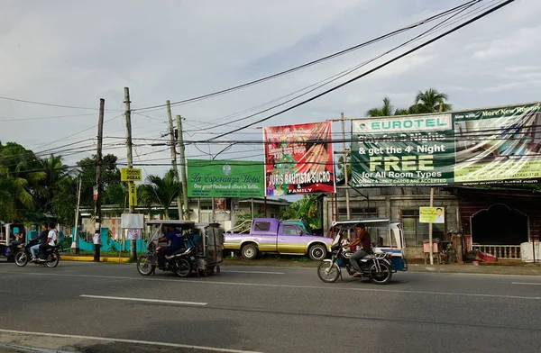 Rua na ilha de Boracay, Filipinas — Fotografia de Stock