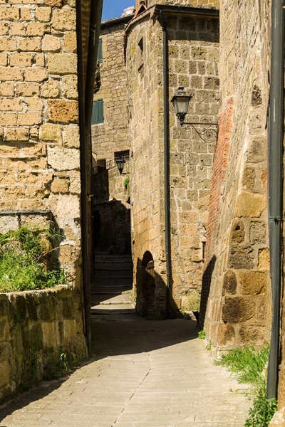 Старые Улицы Городе Сорано Италия — стоковое фото