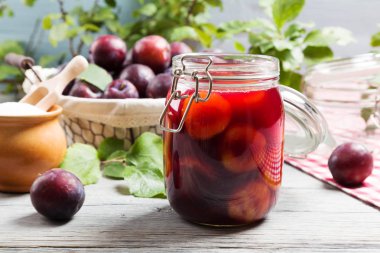 Ev yapımı Erik kompostosu