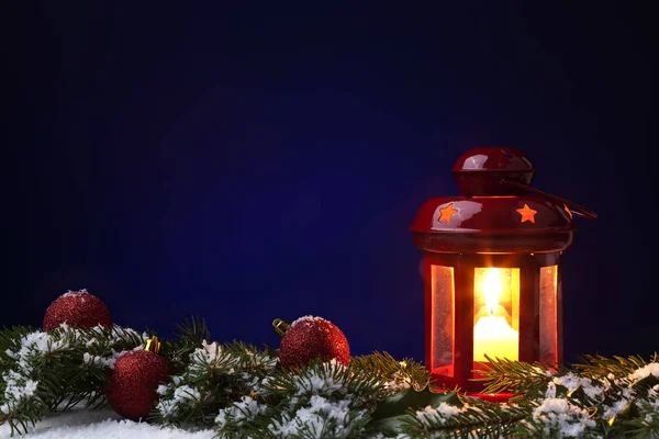 Vánoční lucerny — Stock fotografie