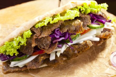 Çörek sığır eti kebabı