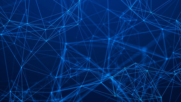 Структура сетевого соединения. Абстрактный технологический фон. Футуристический фон. 3d-рендеринг
.