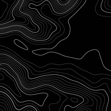 Topografik harita arka planı. Izgara haritası. Vektör çizimi .