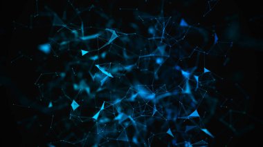 Soyut dijital arka plan. Büyük veri görselleştirmesi. Ağ bağlantı yapısı. Bilim arka planı.