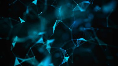 Soyut dijital arka plan. Büyük veri görselleştirmesi. Ağ bağlantı yapısı. Bilim arka planı.