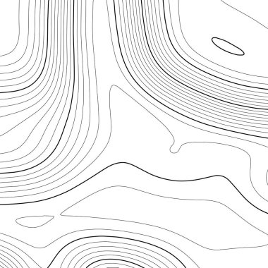 Topografik harita arka planı. Izgara haritası. Vektör çizimi .