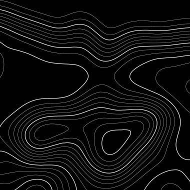Topografik harita arka planı. Izgara haritası. Vektör çizimi .