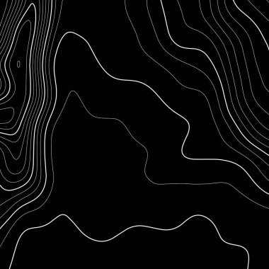 Topografik harita arka planı. Izgara haritası. Vektör çizimi .