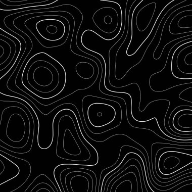 Topografik harita arka planı. Izgara haritası. Vektör çizimi .