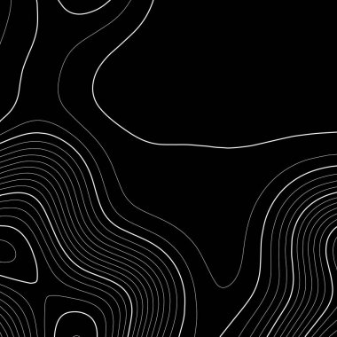 Topografik harita arka planı. Izgara haritası. Vektör çizimi .