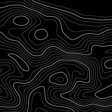 Topografik harita arka planı. Izgara haritası. Vektör çizimi .