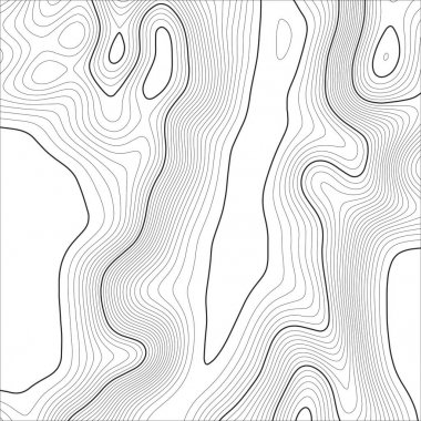 Topografik harita arka planı. Izgara haritası. Vektör çizimi .