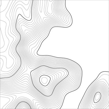 Topografik harita arka planı. Izgara haritası. Vektör çizimi .