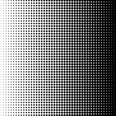 Yarı ton deseni. Gradyan yarı ton arka plan nokta. Vektör çizimi.