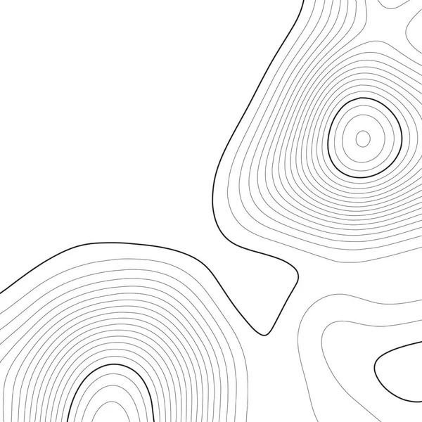 Carte topographique arrière-plan. Carte de grille. Contour. Illustration vectorielle . — Image vectorielle