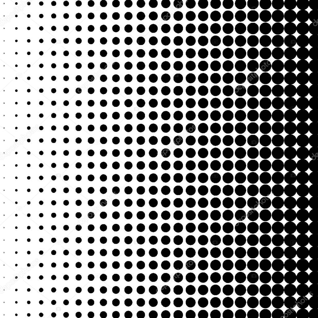 Halftone pattern. Gradient halftone dots background. Vector illustration.