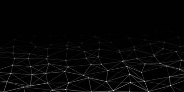 Noktaları ve çizgileri birbirine bağlayan soyut teknoloji arka planı. Ağ konsepti. Veri teknolojisi.