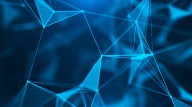 Soyut dijital arkaplan. Büyük veri görselleştirmesi. Ağ bağlantısı yapısı. Bilim geçmişi. 3d oluşturma.