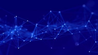 Ağ bağlantı yapısı. İş olayı için arka plan. Bilim geçmişi. Büyük veri dijital arka plan. 3d render.