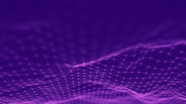 Ağ bağlantı yapısı. Soyut teknoloji arka planı. Büyük veri dijital arka plan. 3d render.