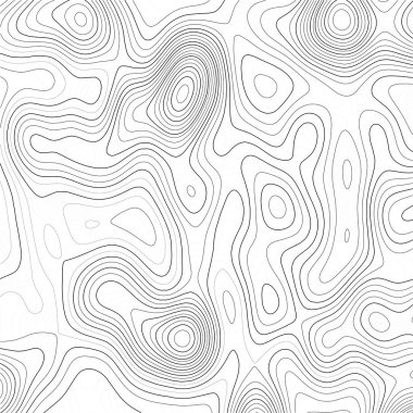 Topografya haritası arka planı. Vektör coğrafi kontur haritası.