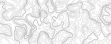 Topografya haritası arka planı. Vektör coğrafi kontur haritası.