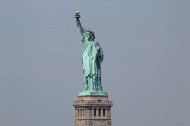 Özgürlük Anıtı, Hudson Nehri, New York, Estatua de la Libertad sobre el rio Hudson en New York