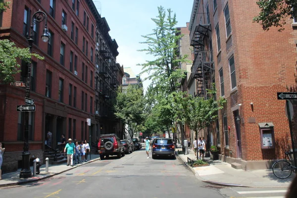 Walking Neighborhoods New York — Stock Photo, Image